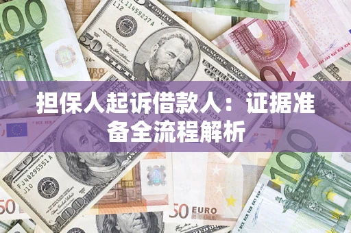 北京担保人起诉借款人：证据准备全流程解析