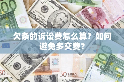 北京欠条的诉讼费怎么算？如何避免多交费？