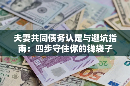 北京夫妻共同债务认定与避坑指南：四步守住你的钱袋子