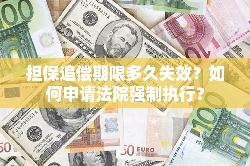 北京担保追偿期限多久失效？如何申请法院强制执行？