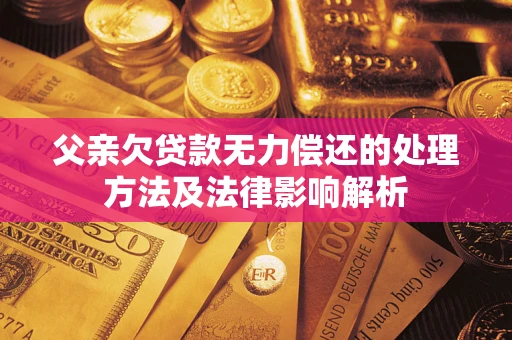 北京父亲欠贷款无力偿还的处理方法及法律影响解析